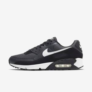 Nike Air Max 90 Miesten Tennarit Harmaat Tummanharmaat Mustat Valkoinen | NK463VEW