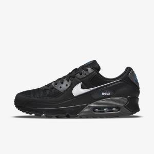 Nike Air Max 90 Miesten Tennarit Mustat Harmaat Valkoinen | NK295AOL