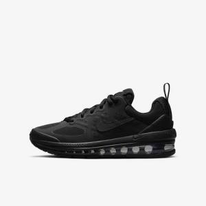 Nike Air Max Genome Older Lasten Tennarit Mustat Tummanharmaat | NK819SKH