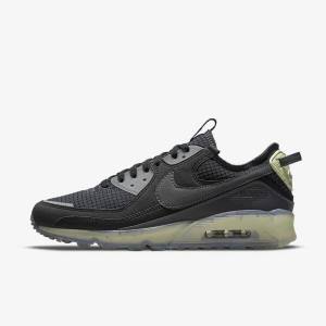 Nike Air Max Terrascape 90 Miesten Tennarit Mustat Vaaleanvihreä Tummanharmaat | NK638AEK