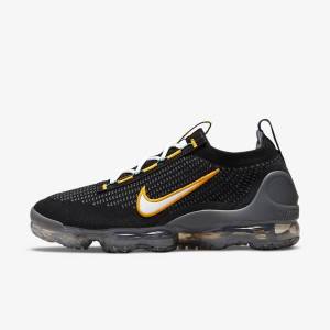 Nike Air VaporMax 2021 FK Miesten Tennarit Mustat Kultaiset Tummanharmaat Valkoinen | NK971MOG