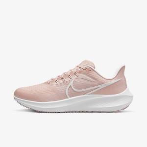 Nike Air Zoom Pegasus 39 Maantie Naisten Juoksukengät Pinkki Vaaleanpinkki Valkoinen | NK708QXG