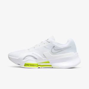 Nike Air Zoom SuperRep 3 HIIT Class Miesten Treenikengät Valkoinen Mustat Metal Hopea | NK358NBD