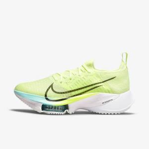 Nike Air Zoom Tempo NEXT% Maantie Naisten Juoksukengät Valkoinen Vihreä Turkoosi Turkoosi | NK046OZL