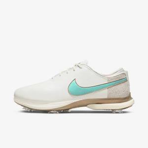 Nike Air Zoom Victory Tour 2 Miesten Golfkengät Valkoinen Vaaleanruskea Turkoosi | NK046SWZ