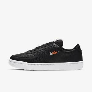 Nike Court Vintage Premium Naisten Tennarit Mustat Oranssi Valkoinen | NK438EMU