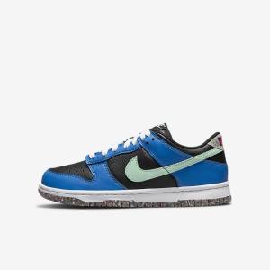 Nike Dunk Low SE Older Lasten Tennarit Mustat Vaaleansininen Pinkki Minttu | NK731EIR