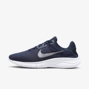 Nike Flex Experience Run 11 Next Nature Maantie Miesten Juoksukengät Laivastonsininen Tummanobsidian Valkoinen | NK903KSH