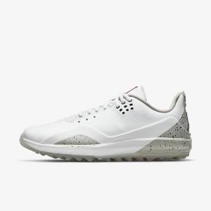 Nike Jordan ADG 3 Miesten Golfkengät Valkoinen Harmaat Mustat | NK379XAO