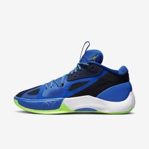 Nike Jordan Zoom Separate Miesten Jordan Kengät Laivastonsininen Sininen Valkoinen Vihreä | NK472GYP