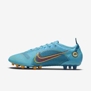 Nike Mercurial Vapor 14 Elite AG Artificial-Grounds Miesten Jalkapallokengät Sininen Oranssi | NK603WPJ