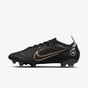 Nike Mercurial Vapor 14 Elite FG Firm-Grounds Miesten Jalkapallokengät Mustat Metal Hopea Harmaat Metal Kultaiset | NK052HBI