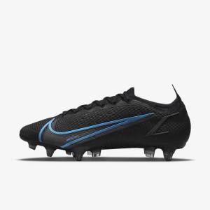 Nike Mercurial Vapor 14 Elite SG-Pro AC Soft-Ground Naisten Jalkapallokengät Mustat Harmaat | NK312VIR