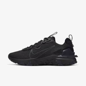 Nike React Vision Miesten Tennarit Mustat Tummanharmaat | NK043OVU