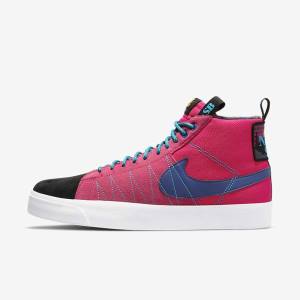 Nike SB Zoom Blazer Mid Premium Miesten Tennarit Pinkki Sininen Kuninkaallinen Sininen Sininen | NK108LED