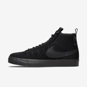 Nike SB Zoom Blazer Mid Premium Naisten Tennarit Mustat Tummanharmaat | NK064GWS