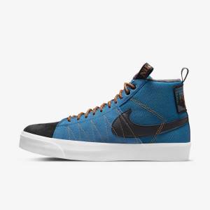 Nike SB Zoom Blazer Mid Premium Naisten Skeittikengät Mustat | NK238TMF