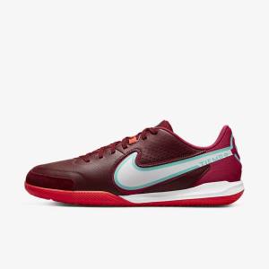 Nike Tiempo Legend 9 Academy IC Indoor-Court Miesten Jalkapallokengät Punainen Vaaleanpunainen Valkoinen | NK162SUM