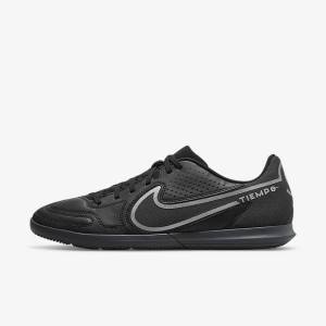 Nike Tiempo Legend 9 Club IC Indoor-Court Naisten Jalkapallokengät Mustat Tummanharmaat | NK504EVZ