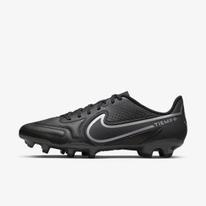 Nike Tiempo Legend 9 Club MG Multi-Ground Miesten Jalkapallokengät Mustat Tummanharmaat | NK107OZM