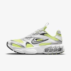 Nike Zoom Air Fire Naisten Tennarit Valkoinen Vaaleansitruuna Mustat Metal Hopea | NK427CGY